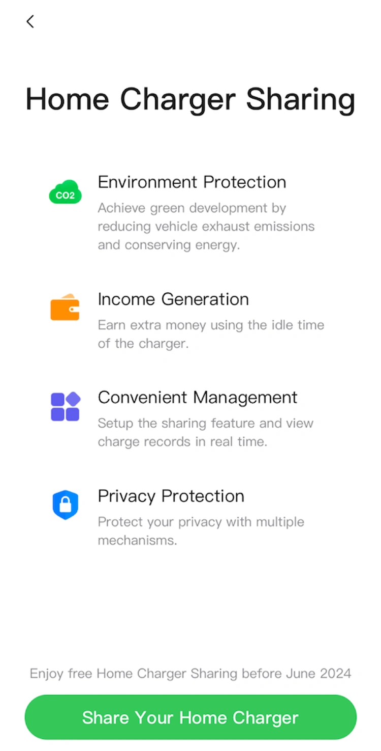 Home Charger Sharing