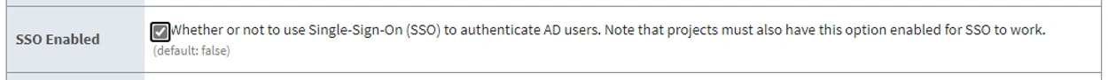 sso enabled