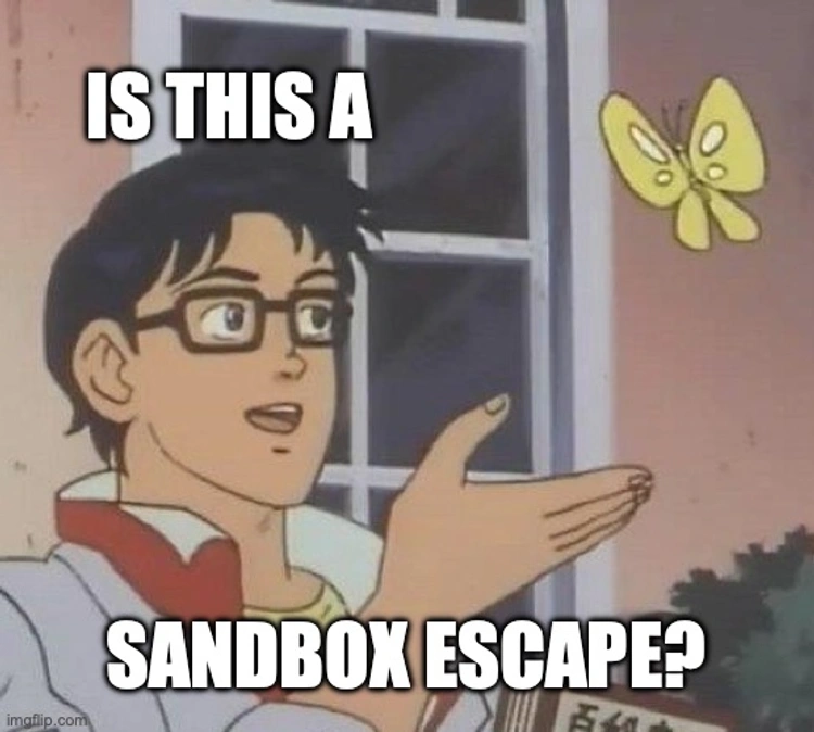 sandbox escape cartoon