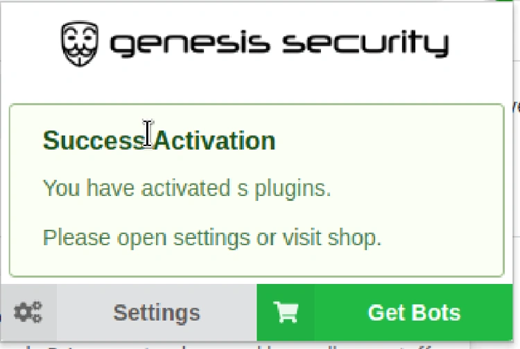 succesful activation