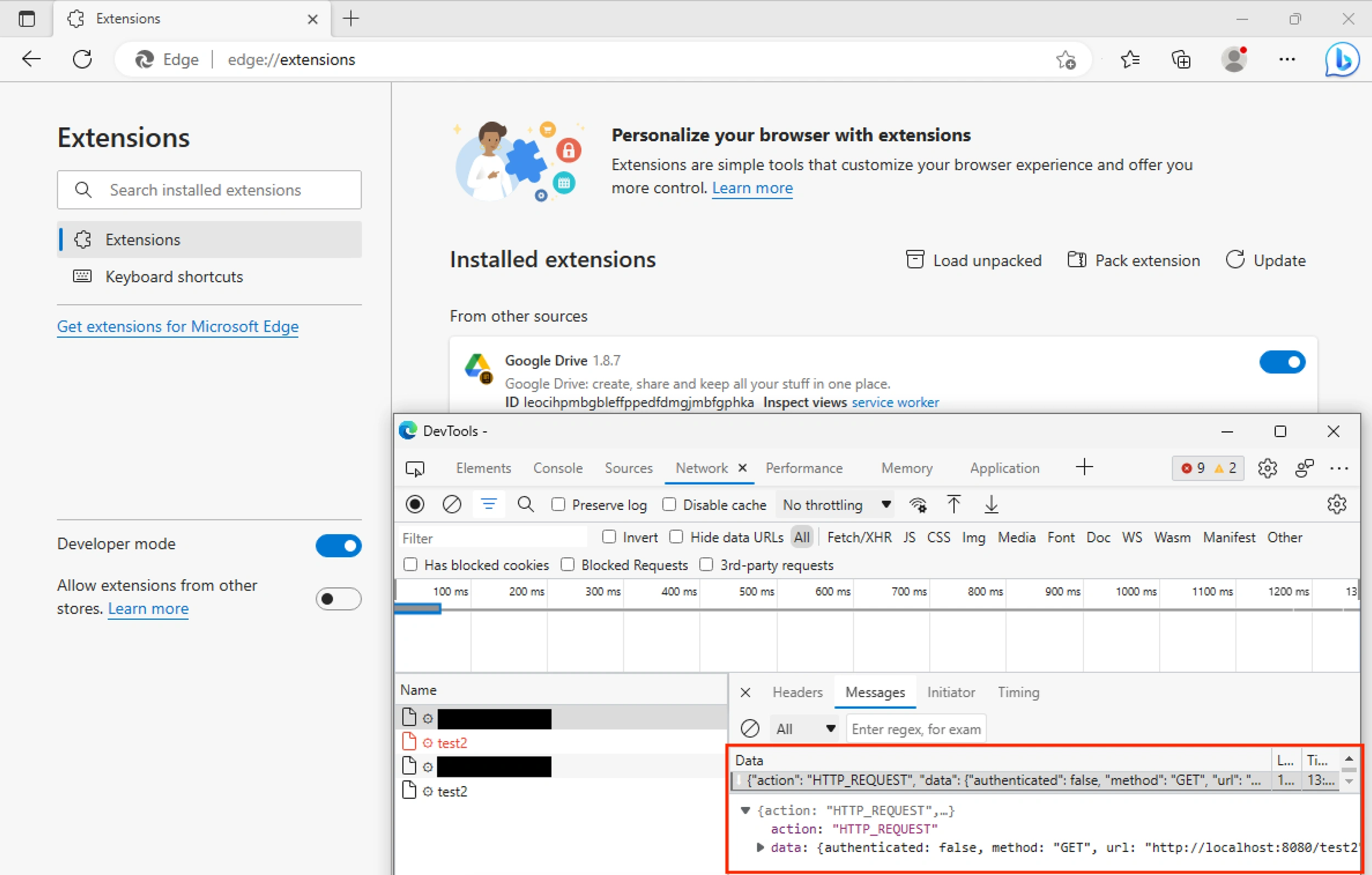 proxy functionality in action